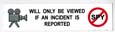 motion detect camera sticker